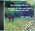 Alessandro Rolla - Six Duets For Flute And Violin cd