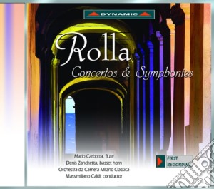 Alessandro Rolla - Concertos And Symphonies cd musicale di Rolla Alessandro