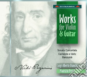 Niccolo' Paganini - Works For Violin And Guitar cd musicale di Paganini Niccolo'