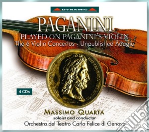 Niccolo' Paganini - Concerti Per Violino (nn.1 - 6) , Adagio Ms49 (inedito) (4 Cd) cd musicale di Paganini