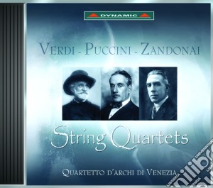 String Quartets: Verdi, Puccini, Zandonai cd musicale di Giuseppe Verdi