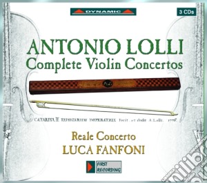 Luca Fanfoni / Reale Concerto - Complete Violin Concertos (3 Cd) cd musicale di LOLLI