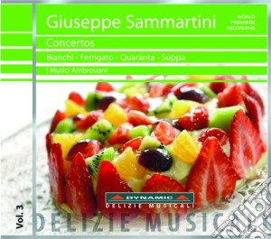 Giuseppe Sammartini - Concertos cd musicale di Sammartini Giuseppe
