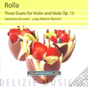Alessandro Rolla - Three Duets For Violin And Viola cd musicale di Rolla Alessandro