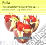 Alessandro Rolla - Three Duets For Violin And Viola cd