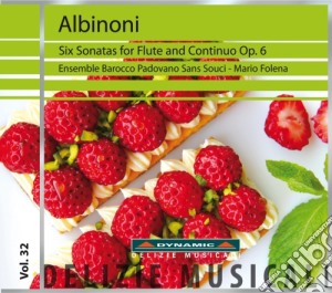 Tomaso Albinoni - Six Sonatas For Flute And Contin cd musicale di Albinoni Tomaso Giovanni