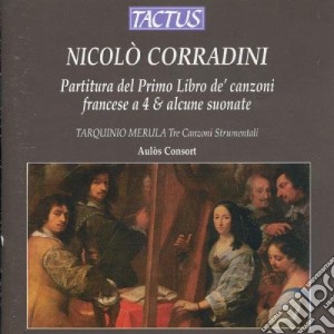 Nicolo' Corradini - Partitura Del 1O Libro cd musicale di Aulos Consort