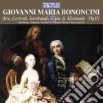 Giovanni Bononcini - arie, Correnti Op.iv cd