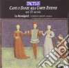La Rossignol - Danze Alla Corte Estense cd