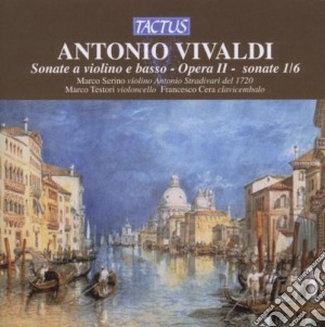 Antonio Vivaldi - Sonate A Violino E Basso - Opera II - Sonate 1/6 cd musicale di Serino M. / Cera F.