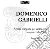 Domenico Gabrielli - Complete Cello Works cd