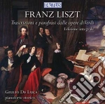 Franz Liszt - Transcriptions Of Verdi Operas cd