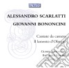 Alessandro Scarlatti / Giovanni Bononcini - Cantate Da Camera Il Lamento Di Olimpia cd