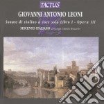 Giovanni Antonio Leoni - Sonate Di Violino Libro I - Op.3 (2 Cd)