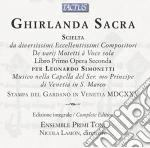 Ensemble Primi Toni - Ghirlanda Sacra (3 Cd) cd