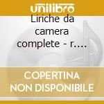 Liriche da camera complete - r. scotto cd musicale di Giuseppe Verdi