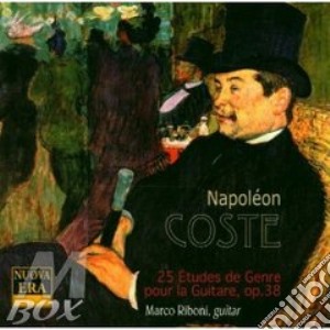Studi di gen. per chit. op.38 - m.riboni cd musicale di Napoleon Coste
