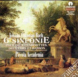 Johann Christian Bach - 6 Sinfonie Pour 2 Clarinettes 2 Cors Et Basson cd musicale di BACH JOHANN CHRISTIA
