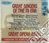 Great Singers Of The 78 Era - Great Opera Arias cd