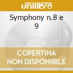 Symphony n.8 e 9 cd musicale di Franz Schubert