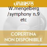 W.mengelberg /symphony n.9 etc cd