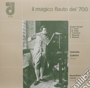 (LP Vinile) Il Magico Flauto Del '700 /gabriele Gallotta, Flauto, Massimiliano Carraro, Clavicembalo. lp vinile