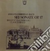 (LP Vinile) Johann Christian Bach - Sei Sonate Op.17 cd