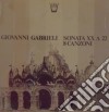 (LP Vinile) Giovanni Gabrieli - Sonata XX A 22, 8 Canzoni cd