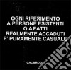 Calibro 35 - Ogni Riferimento A Persone Esistenti cd