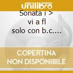 Sonata i > vi a fl solo con b.c. $ ch.eh cd