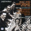 Jazz And Hot Singers In The 30s cd