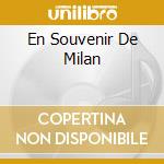 En Souvenir De Milan cd