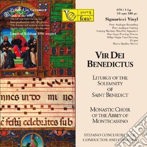 (LP Vinile) Vir Dei Benedictus: Liturgy Of The Solemnity Of Saint Benedict lp vinile di Vir Dei Benedictus