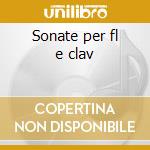 Sonate per fl e clav cd