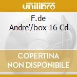F.de Andre'/box 16 Cd cd musicale di Fabrizio De André