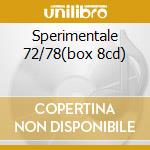 Sperimentale 72/78(box 8cd) cd musicale di Franco Battiato