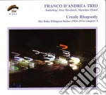 Franco D'andrea Trio - Creole Rhapsody cd