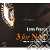 Larry Franco Drumless Trio - 3 For Nat cd