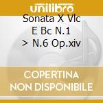 Sonata X Vlc E Bc N.1 > N.6 Op.xiv cd musicale di VIVALDI