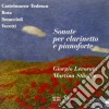 Mario Castelnuovo-Tedesco / Nino Rota - Sonata Per Clar E Pf Op.128 cd