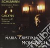 Robert Schumann / Fryderyk Chopin - Studi Sinfonici Op.13, 5 Variazioni Op.postuma / maria Cristina Mohovich Pianoforte cd