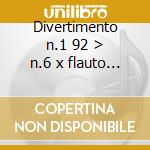 Divertimento n.1 92 > n.6 x flauto violi cd