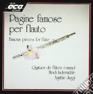 Pagine Famose Per Flauto: Bach, Francaix, Mozart, Telemenn, Frescobaldi, Gervaise, Couperin cd musicale