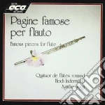 Pagine Famose Per Flauto: Bach, Francaix, Mozart, Telemenn, Frescobaldi, Gervaise, Couperin cd