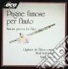 Pagine Famose Per Flauto: Bach, Francaix, Mozart, Telemenn, Frescobaldi, Gervaise, Couperin cd