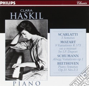 Clara Haskil: Piano Sonatas - Scarlatti, Mozart, Schumann, Beethoven cd musicale di Haskil