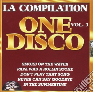 One Disco La Compilation Vol 3 / Various cd musicale di Dv More