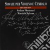 Johann Sebastian Bach - Sonate Per Violino E Cembalo Bwv 1014 -1019 (2 Cd) cd