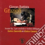 Grazioli Giovan Battista - Sonate Op.3 Per Cembalo E Violino Obbligato cd