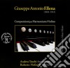 Giuseppe Antonio Ellena - Composizioni Per Harmonium E Violino cd